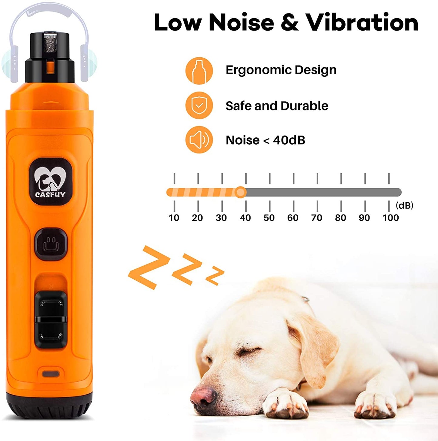 Dog Nail Grinder  New Version 2-Speed