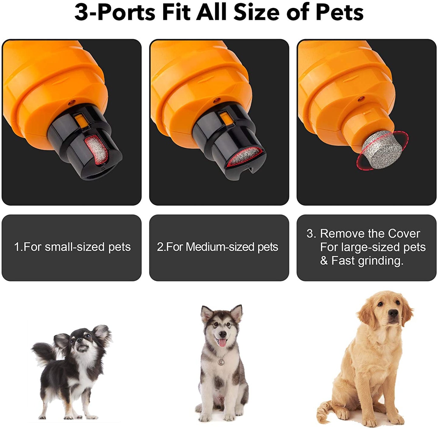 Dog Nail Grinder  New Version 2-Speed