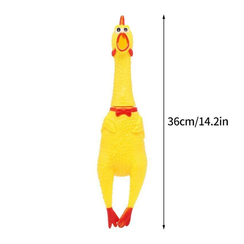 Funny Screaming Chicken Pet Dog Chew Toys Squeeze Sound Molar Chew Toys for Small Medium Large Dogs Chicken Pet Dog Toy Puppy