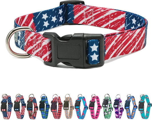 American Flag Dog Collar