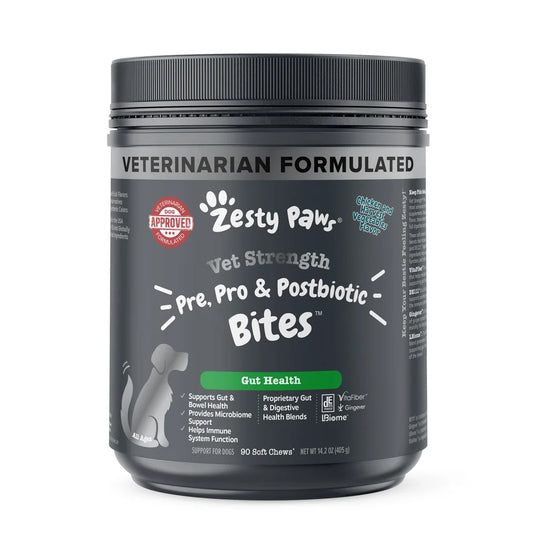 Gut Health Vet Strength Pre, Pro, & Postbiotic Chicken & Harvest